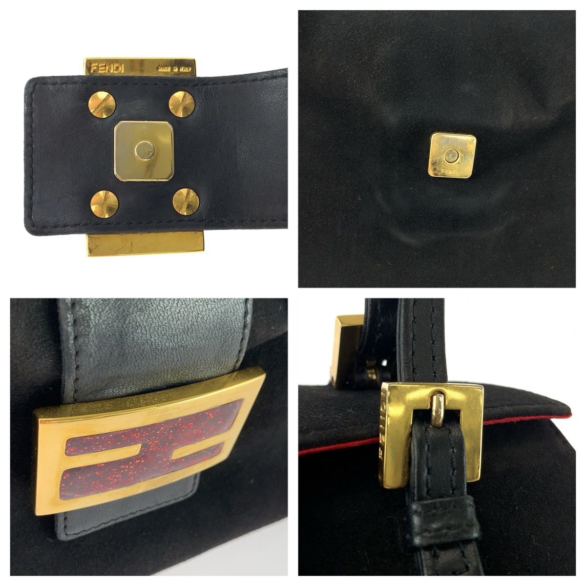 Fendi Mamma Suede Handbag