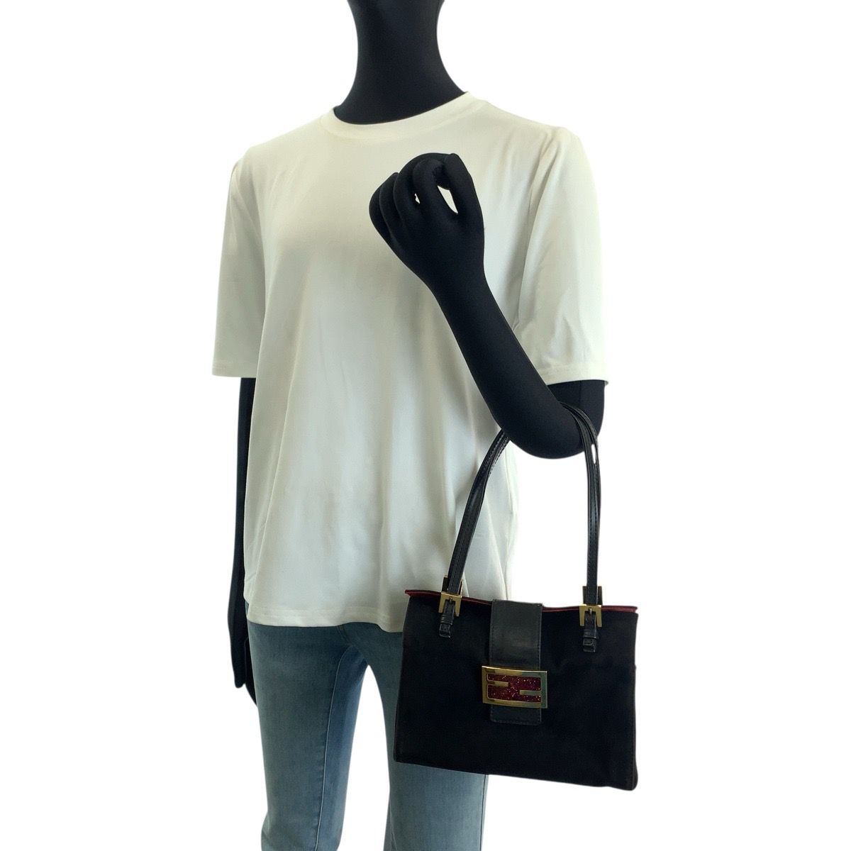 Fendi Mamma Suede Handbag