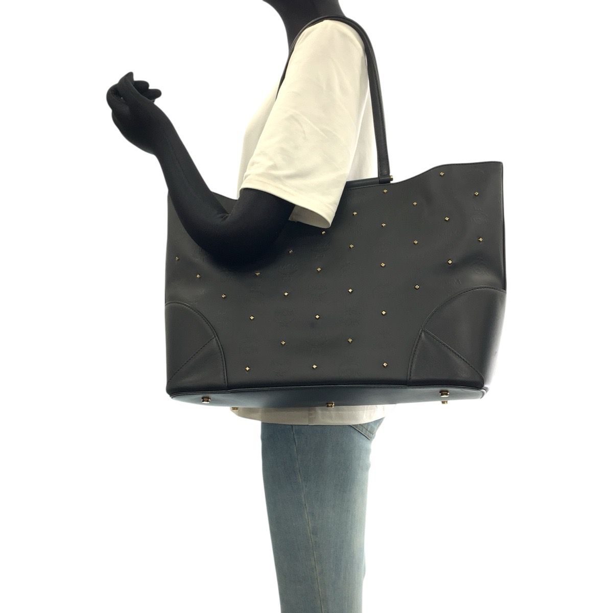 MCM Claudia PVC Leather Tote Bag
