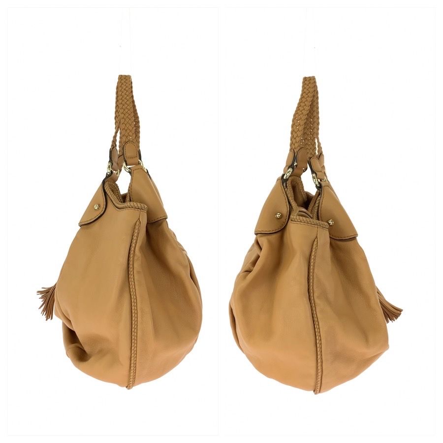 Gucci Marrakech Hobo Tassel Leather Shoulder Bag