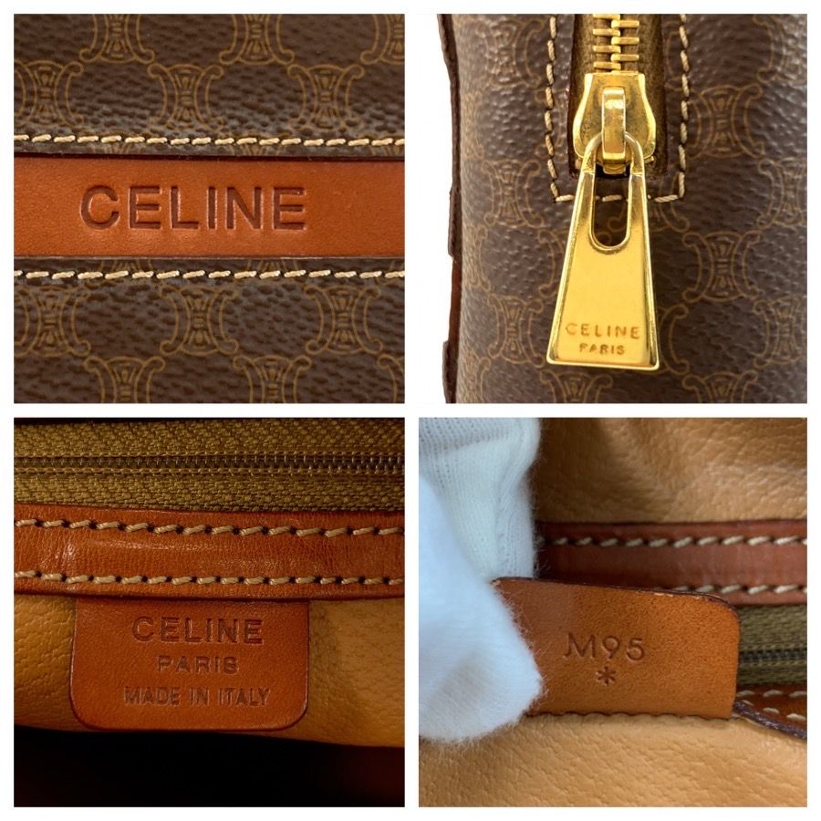 Celine Macadam PVC Leather Handbag