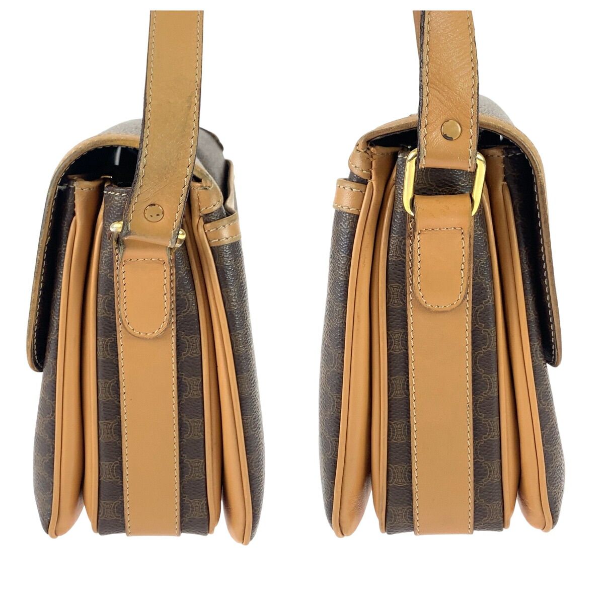 Celine Macadam PVC Leather Shoulder Bag