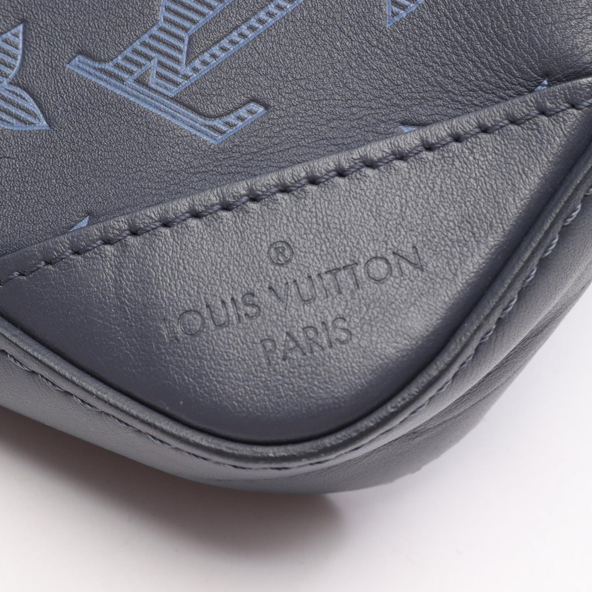 Preloved LOUIS VUITTON Duo messenger Navy Shoulder Bag M45730 2107601170373