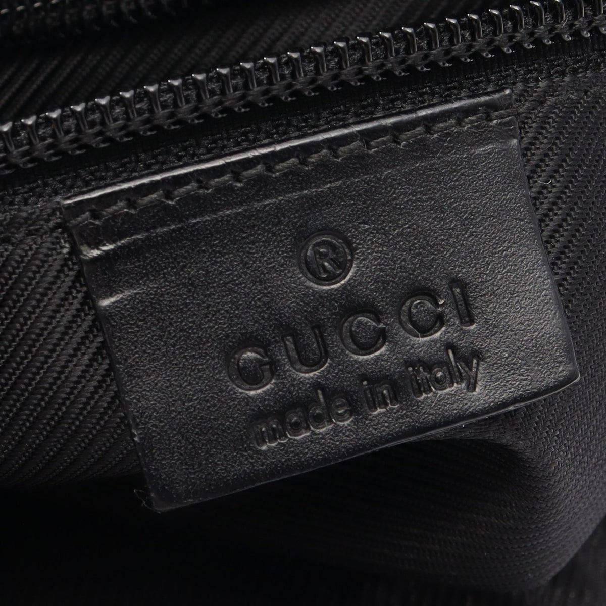 Preloved GUCCI GG canvas Shoulder Bag Black canvas×leather 35098 2101220013332