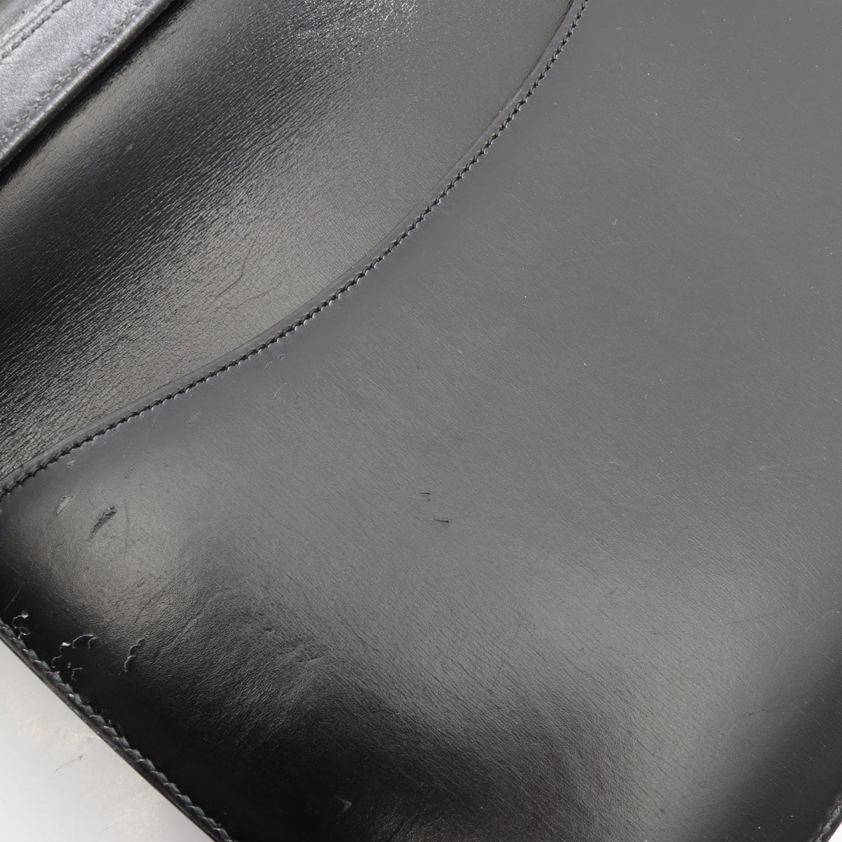 Preloved HERMES Constance 23 Shoulder Bag Black Box calf leather Calfskin (cowhide) 2101219974262