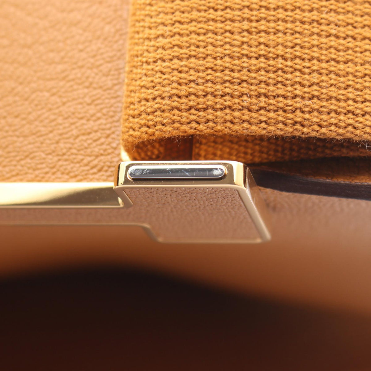 Preloved HERMES Geta Shoulder BagSesame Sesame Brown Chevre leather×Chevre 2106800633092