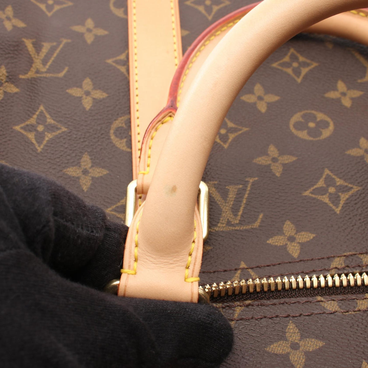 Preloved LOUIS VUITTON Keepall50 Brown Boston bag M41426 2101219922348