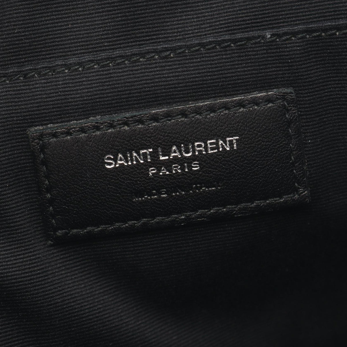 Preloved SAINT LAURENT PARIS LOU Monogram camera bag Shoulder Bag Black leather 468537 2101220052201