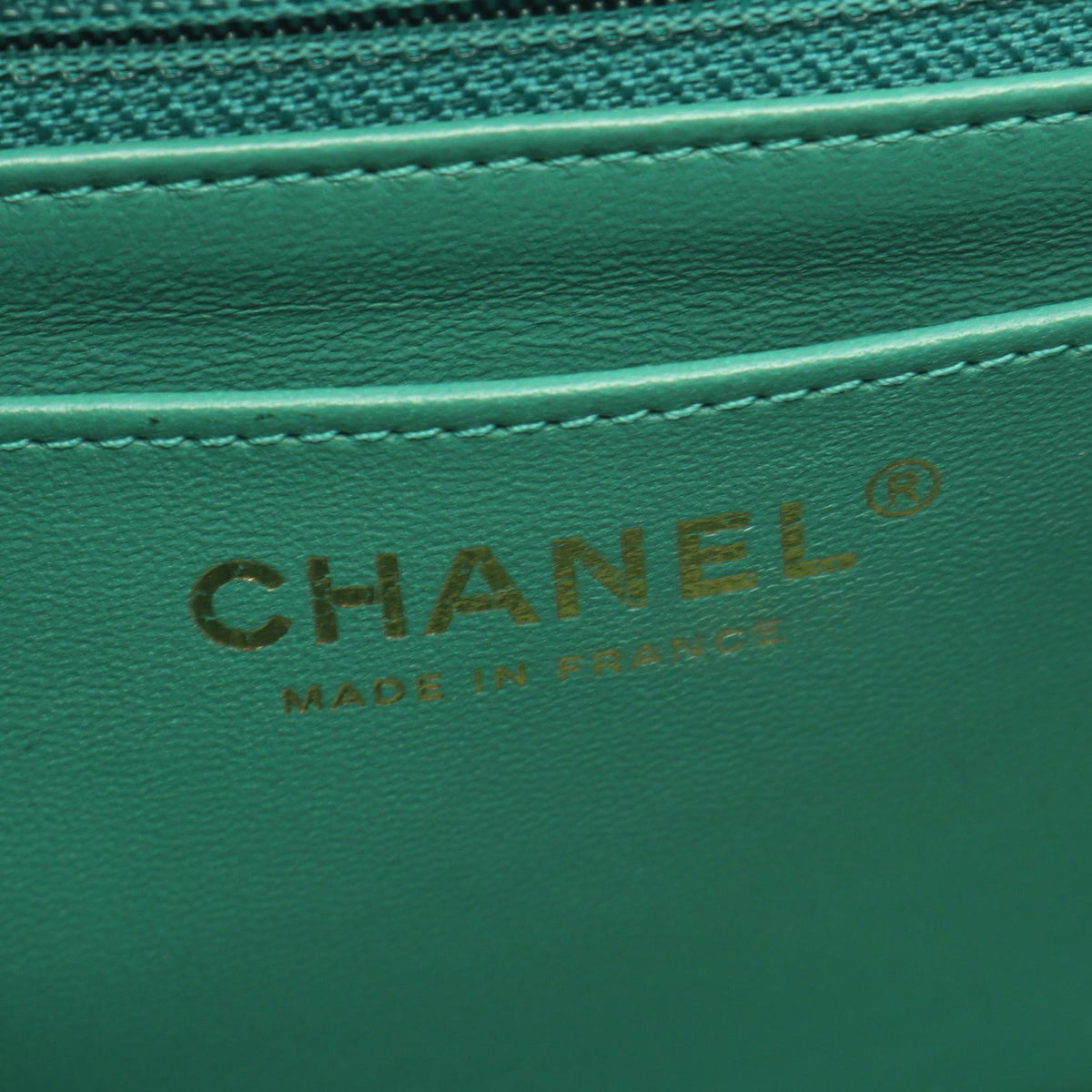 Preloved CHANEL Green 2.55 Mini Matelasse leather 2101219839912