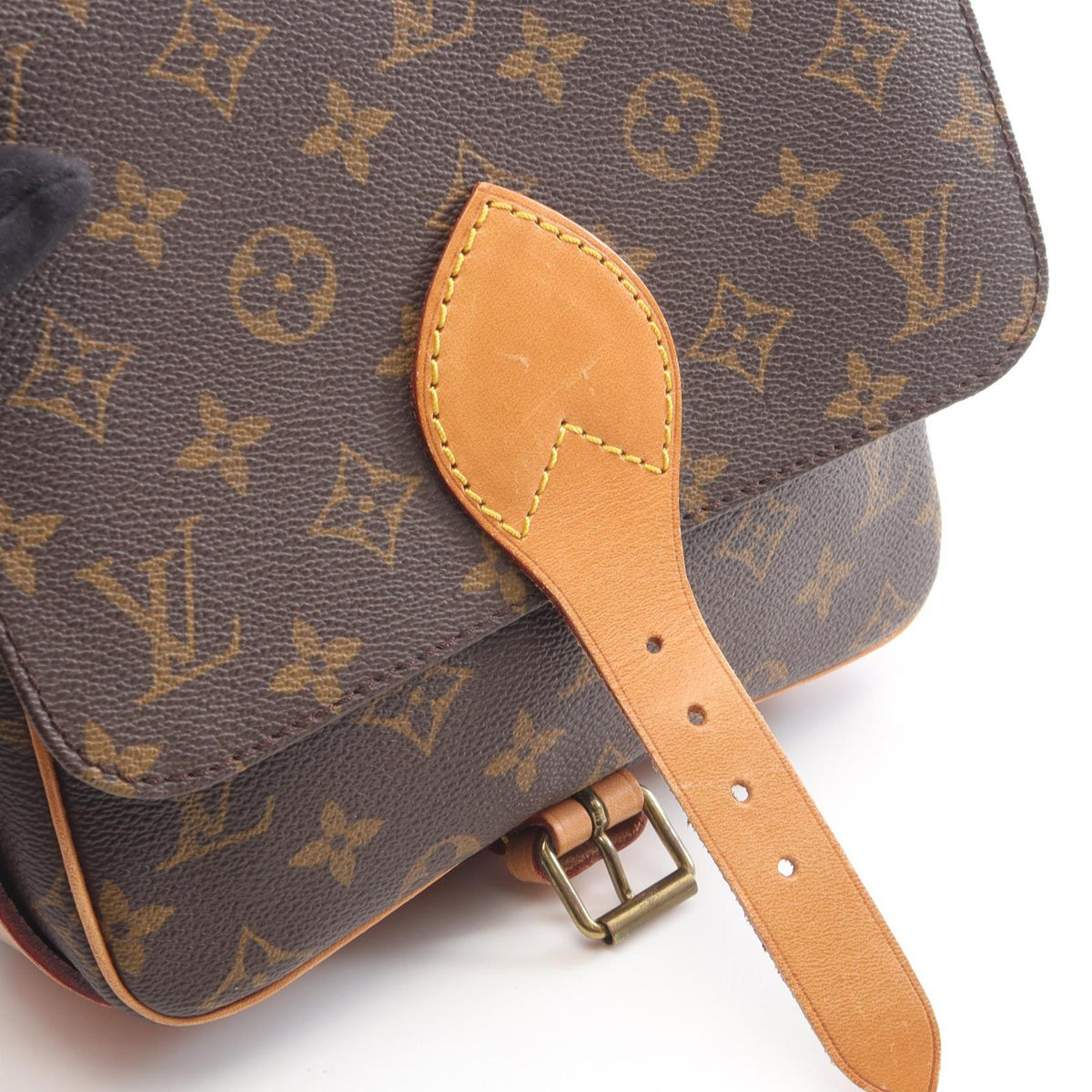 Preloved LOUIS VUITTON Cartouchiere MM Brown Shoulder Bag M51253 2101219418780