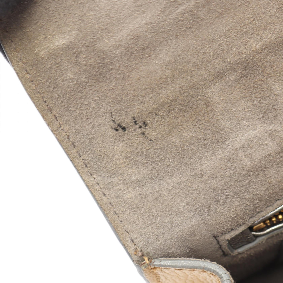 Preloved Miu Miu MADRAS Madras Shoulder Bag Silver/Gold leather 2101219670904