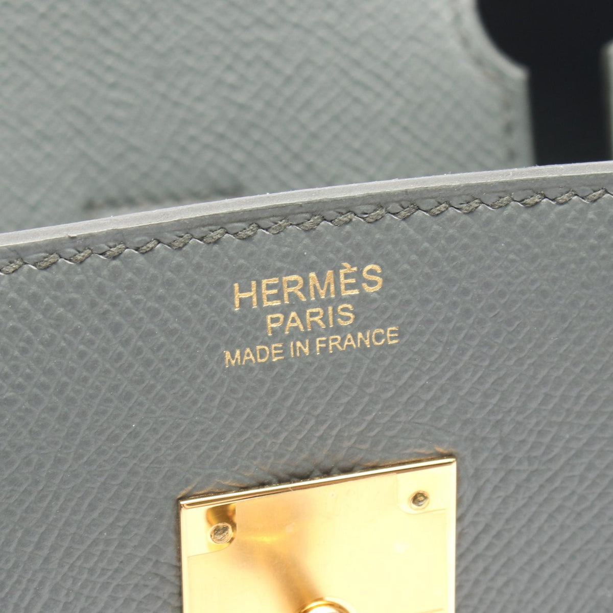 Preloved HERMES Birkin 30 HandbagVert amande Vert amande Gray Epsom leather×Epsom 2101219652146