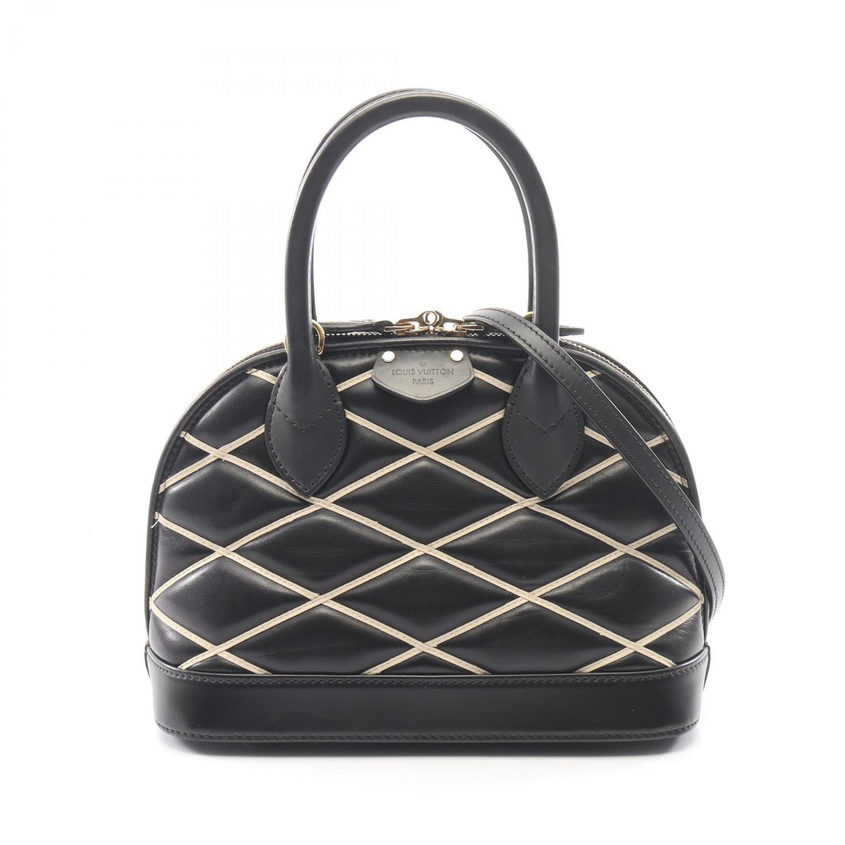 Preloved LOUIS VUITTON Alma BB Maltage Black 2WAY Black Handbag 2101219941691