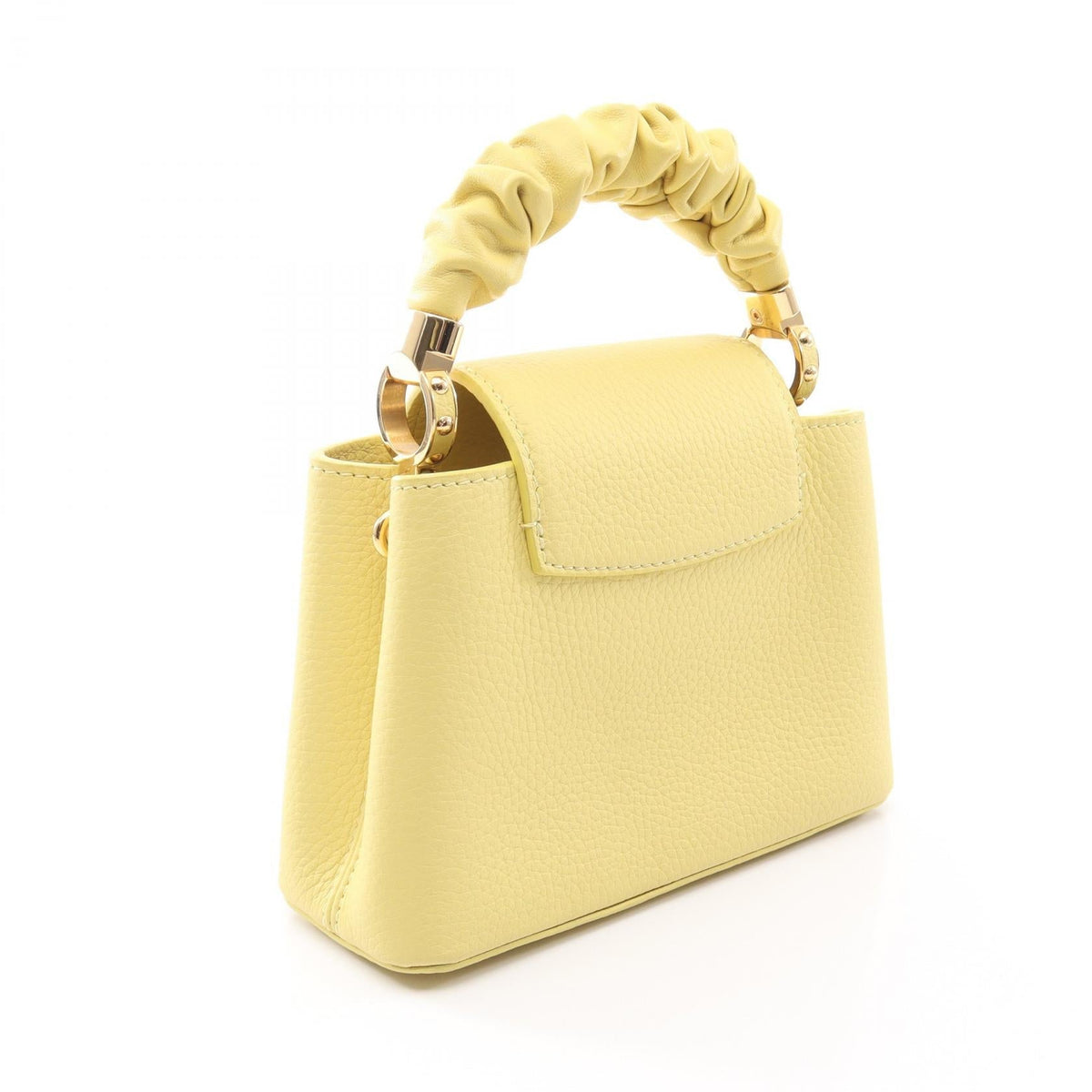 Preloved LOUIS VUITTON Capucine MINI Scrunchie 2WAY Yellow Handbag M21798 2101219883595