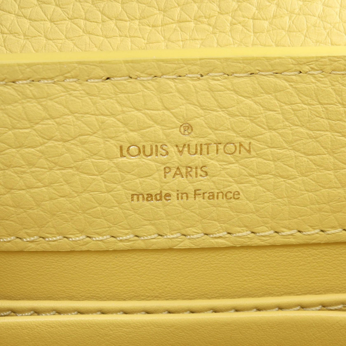 Preloved LOUIS VUITTON Capucine MINI Scrunchie 2WAY Yellow Handbag M21798 2101219883595