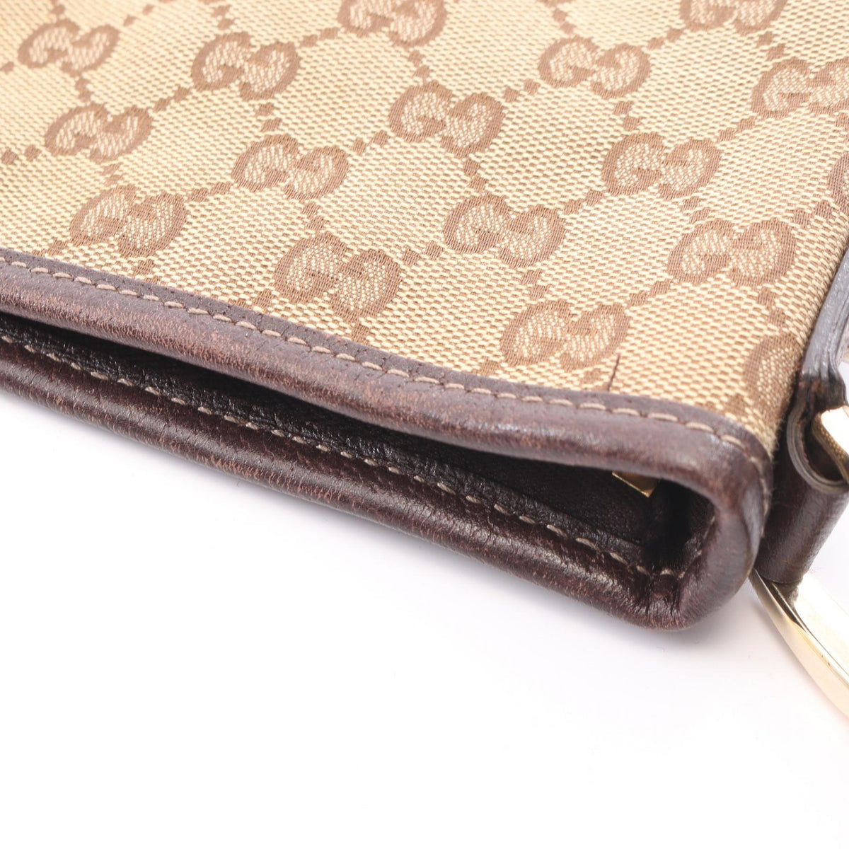 Preloved GUCCI Abbey GG canvas Shoulder Bag Beige/Brown canvas×leather 131326 2101220094683
