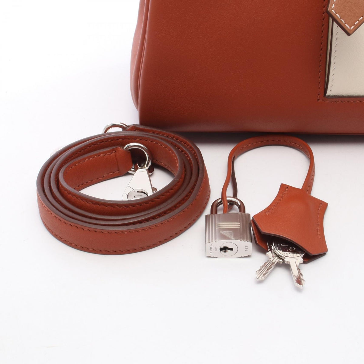 Preloved HERMES Kelly 25 Colourmatic, internal stitching, 2-way HandbagCuivre Cuivre Brown/Multicolor Vaux Swift leather leat