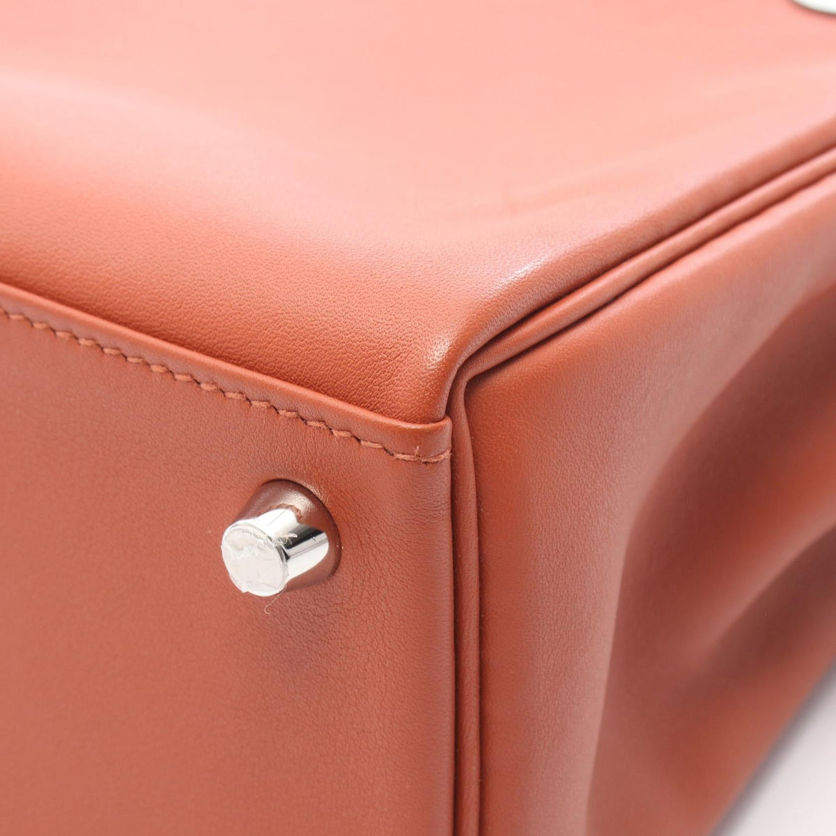 Preloved HERMES Kelly 25 Colourmatic, internal stitching, 2-way HandbagCuivre Cuivre Brown/Multicolor Vaux Swift leather leat