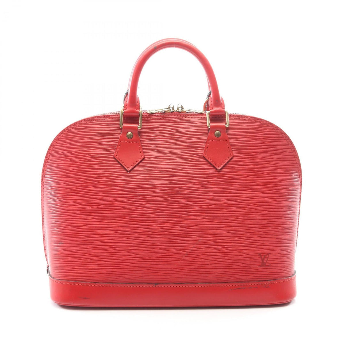 Preloved LOUIS VUITTON Alma Epi Castilian Red Red Red Handbag M52147 2101219911342