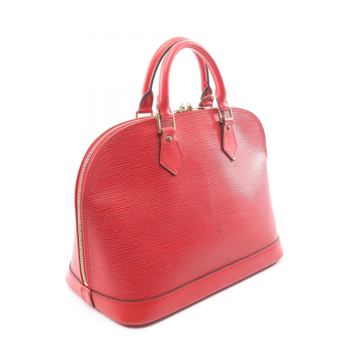 Preloved LOUIS VUITTON Alma Epi Castilian Red Red Red Handbag M52147 2101219911342