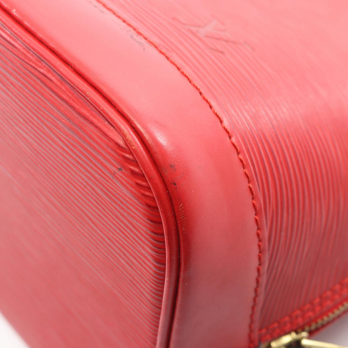 Preloved LOUIS VUITTON Alma Epi Castilian Red Red Red Handbag M52147 2101219911342