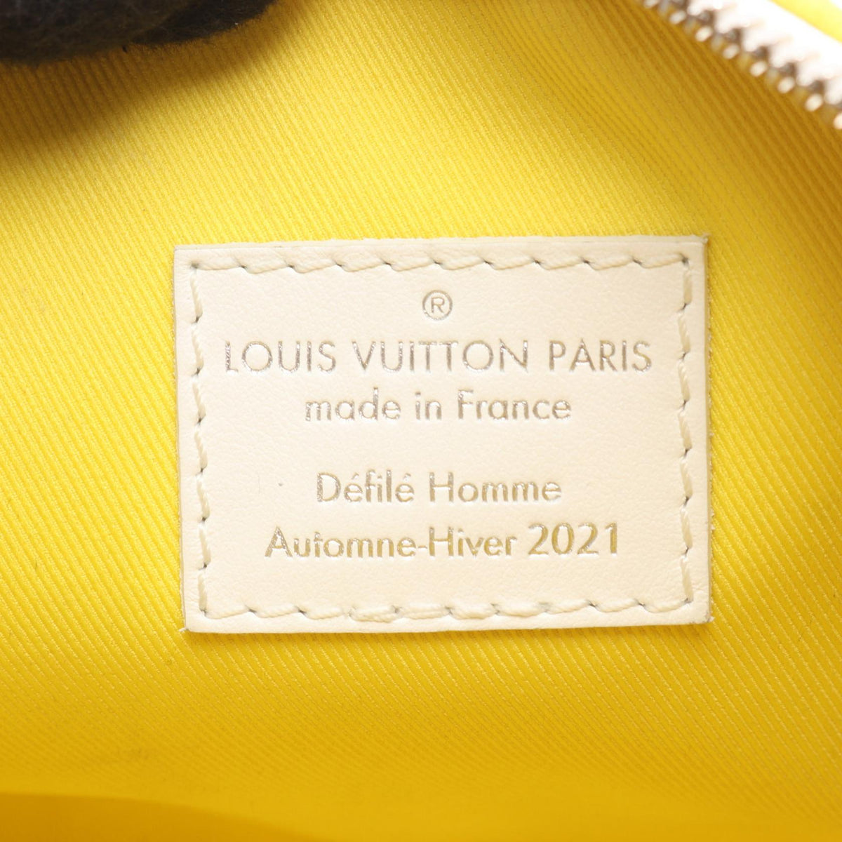 Preloved LOUIS VUITTON KeepallXS Everyday LV Yellow/White Handbag M80842 2101219447414