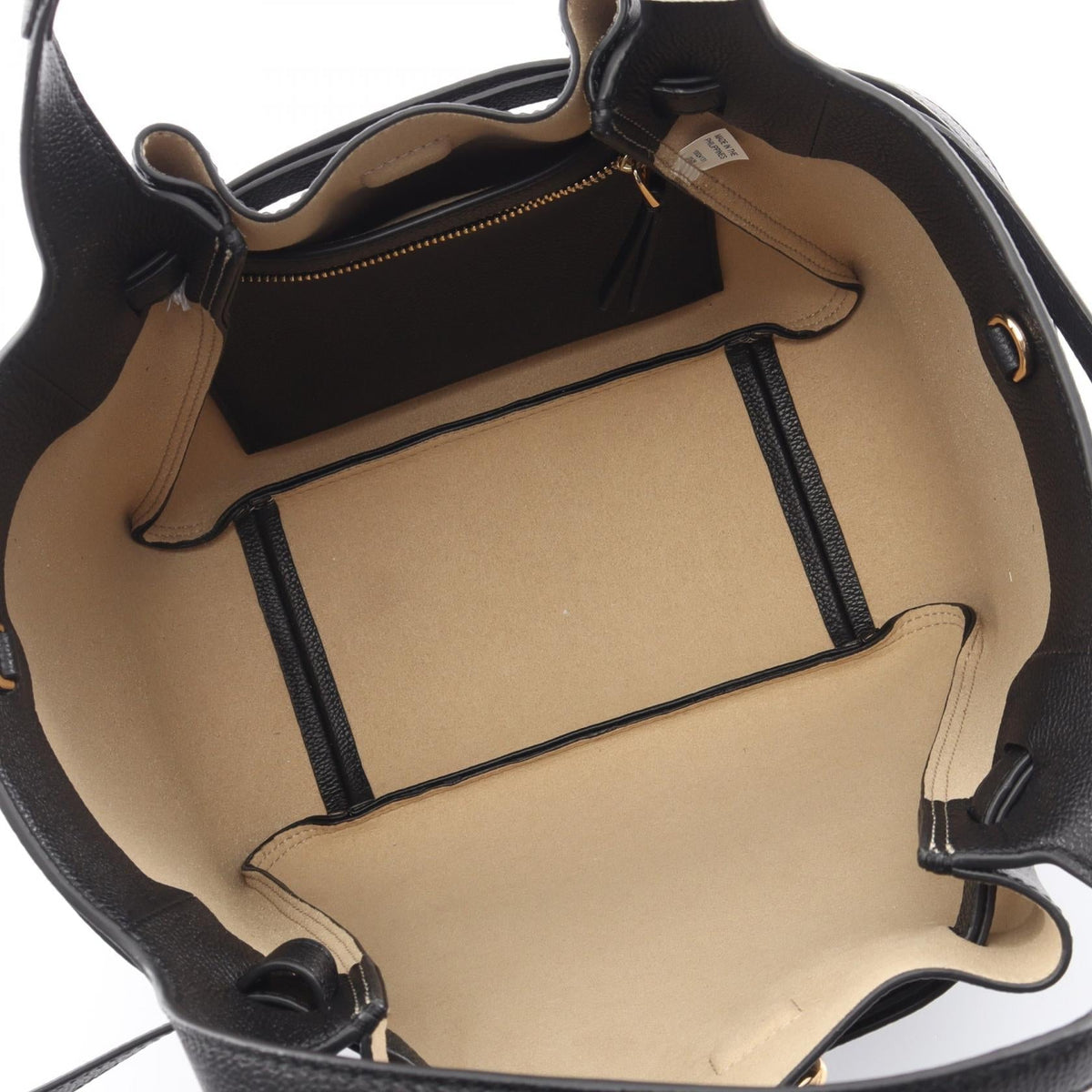 Preloved Tory Burch Romy Small 2WAY Tote Bag Black leather 164866001 2101220181437