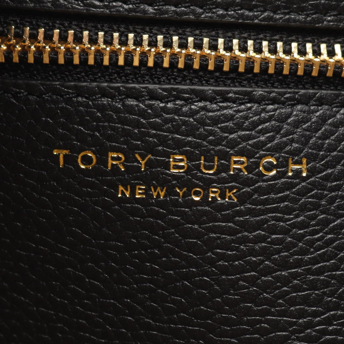 Preloved Tory Burch Romy Small 2WAY Tote Bag Black leather 164866001 2101220181437