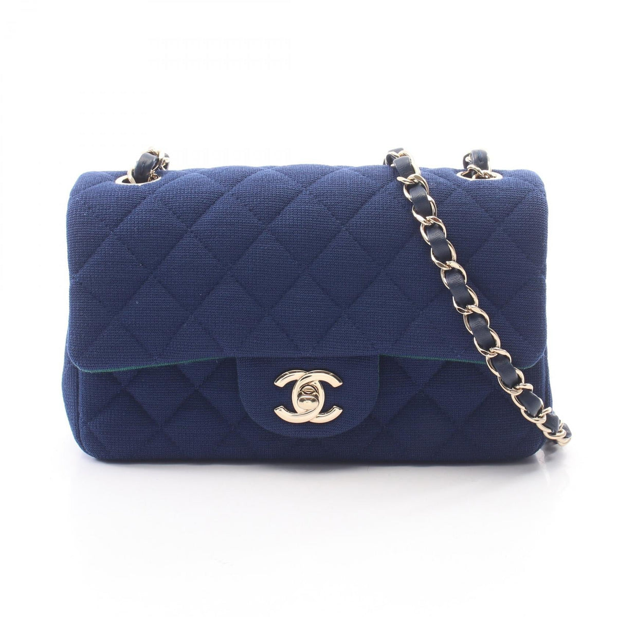 Preloved CHANEL Blue Mini Matelasse 20 cotton A69900 2101220189181