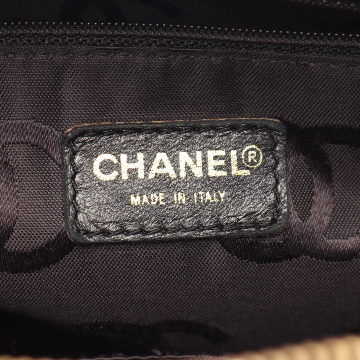 Preloved CHANEL Black Wild stitch leather 2101220203931