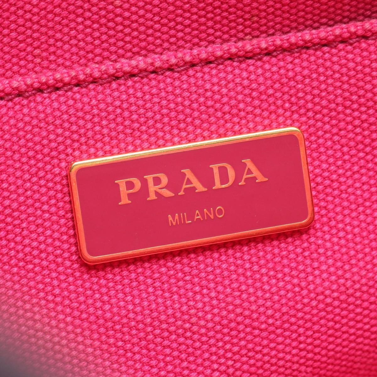 Preloved PRADA CANAPA Canapa Tote Bag Pink canvas 2101219678412