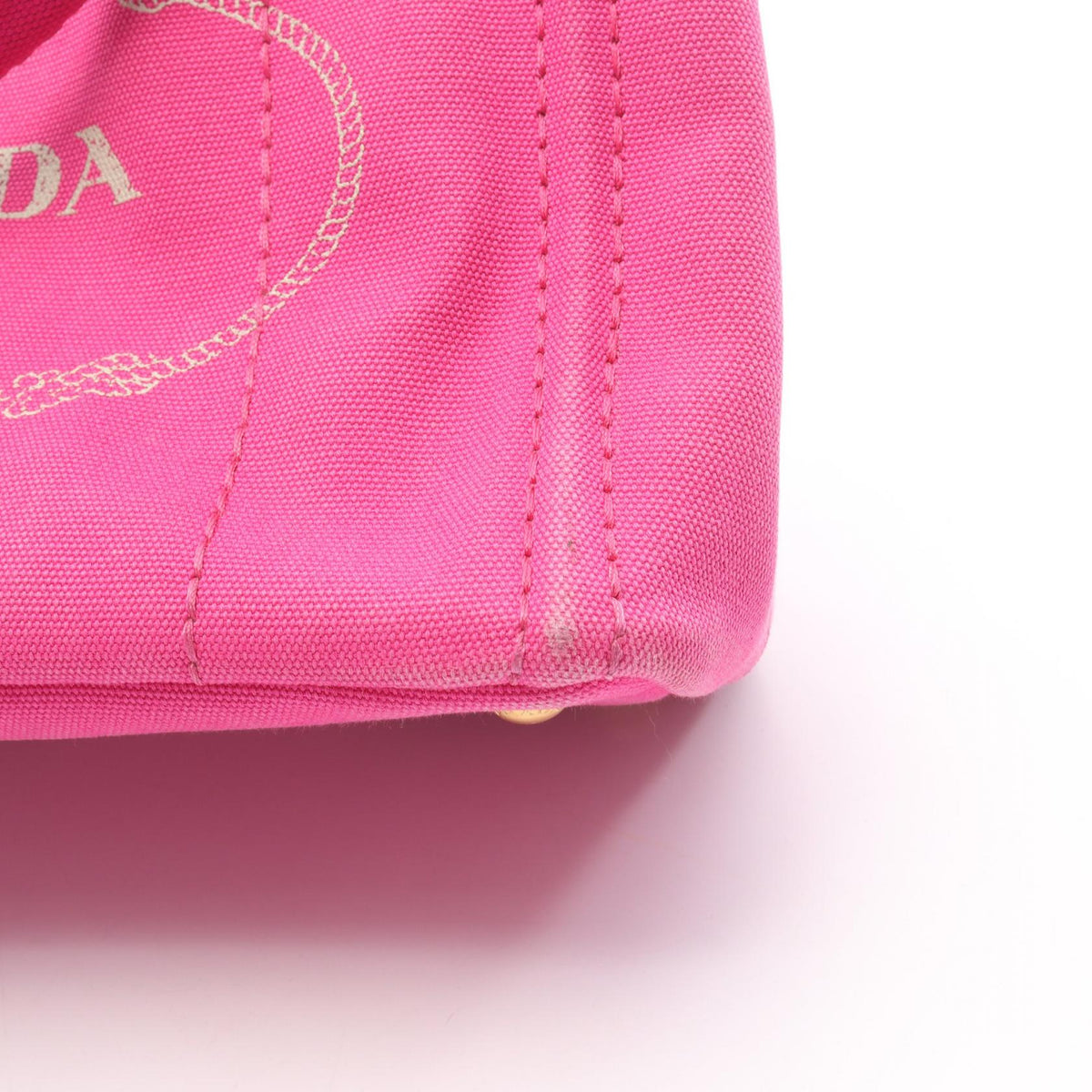 Preloved PRADA CANAPA Canapa Tote Bag Pink canvas 2101219678412