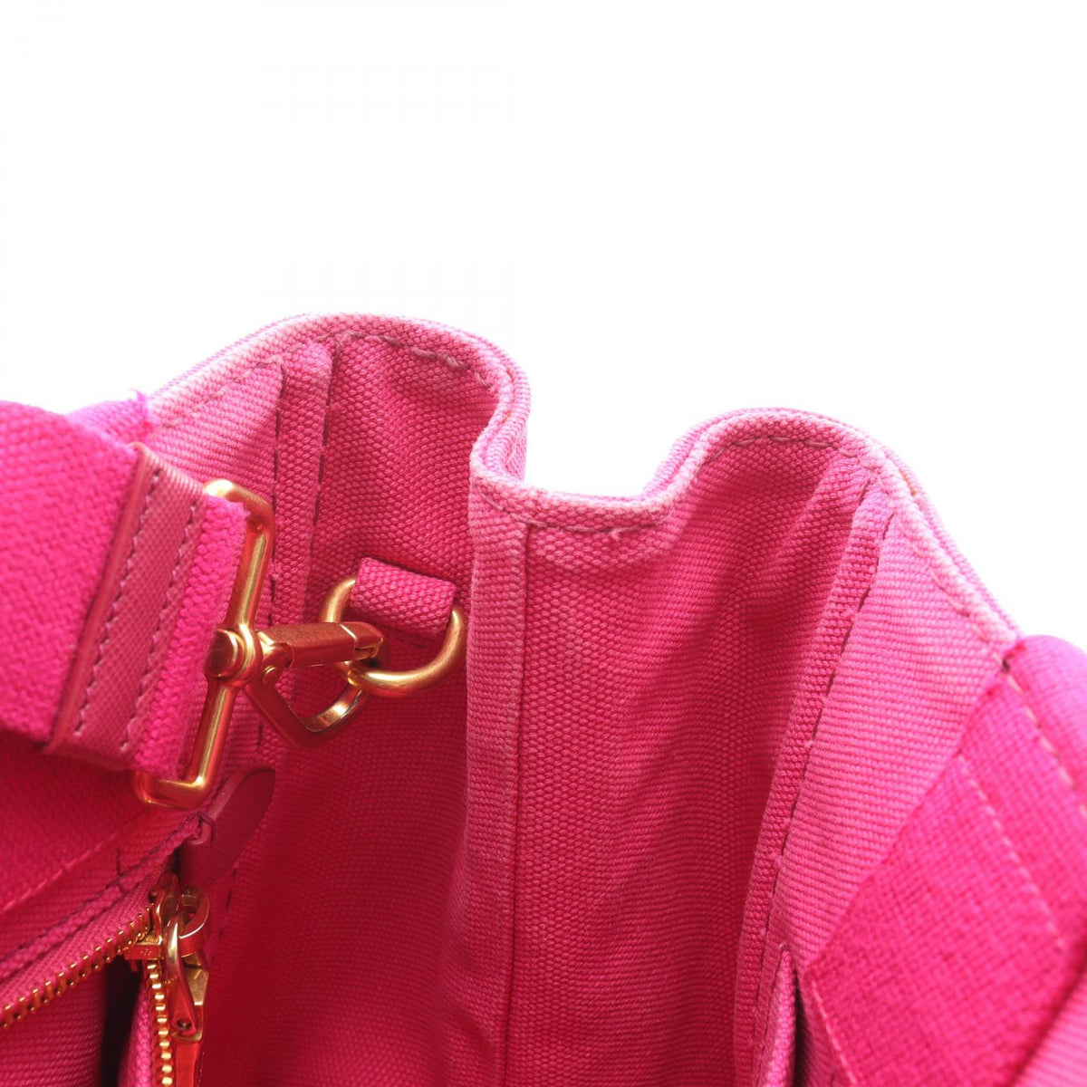 Preloved PRADA CANAPA Canapa Tote Bag Pink canvas 2101219678412