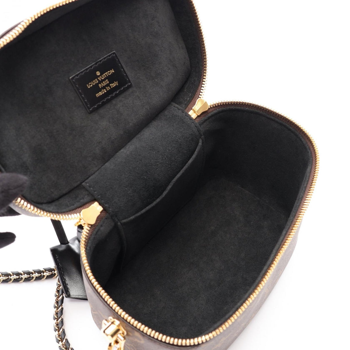 Preloved LOUIS VUITTON Vanity NV PM Brown/Black Handbag M45165 2104102547406
