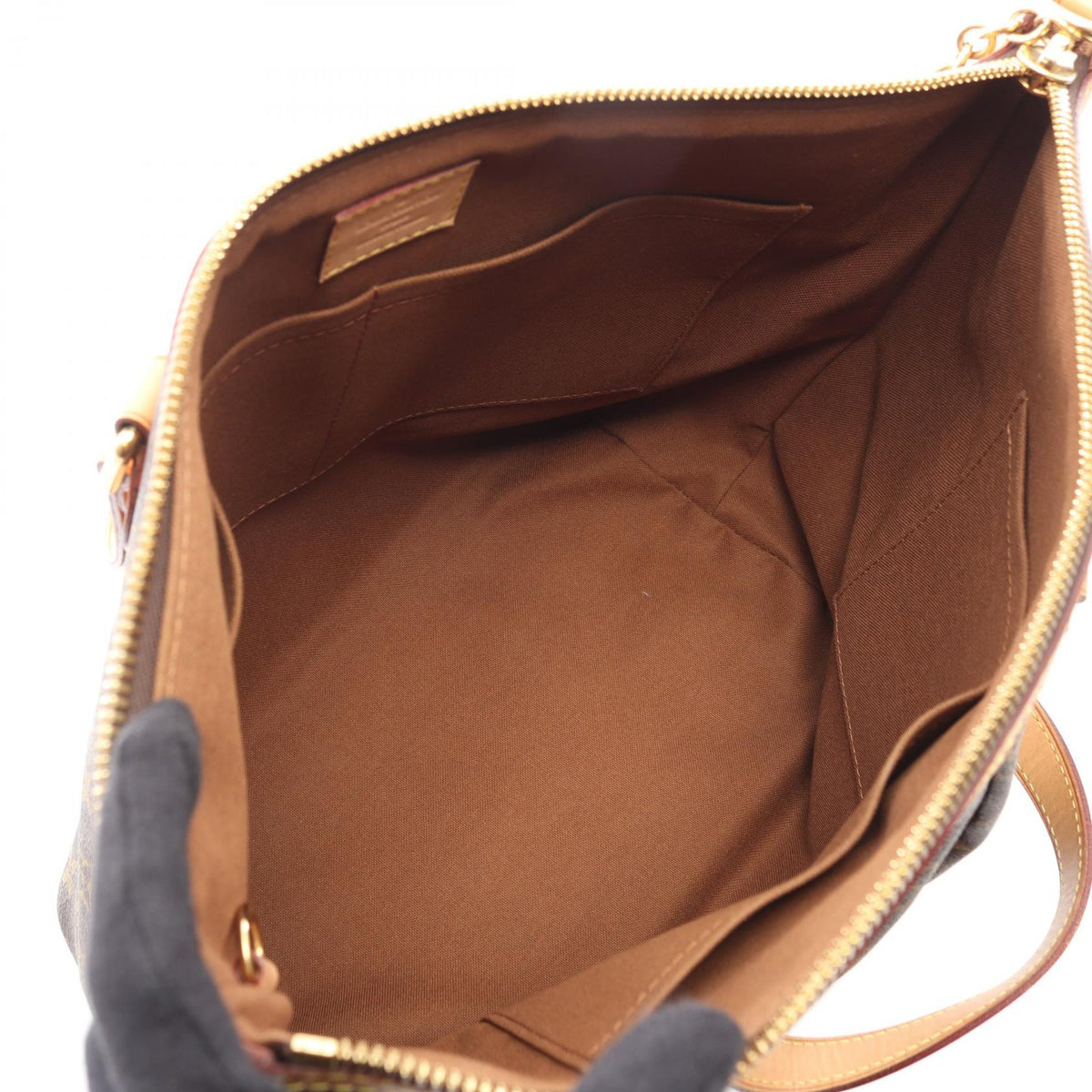 Preloved LOUIS VUITTON Palermo PM Brown Handbag M40145 2101219574110