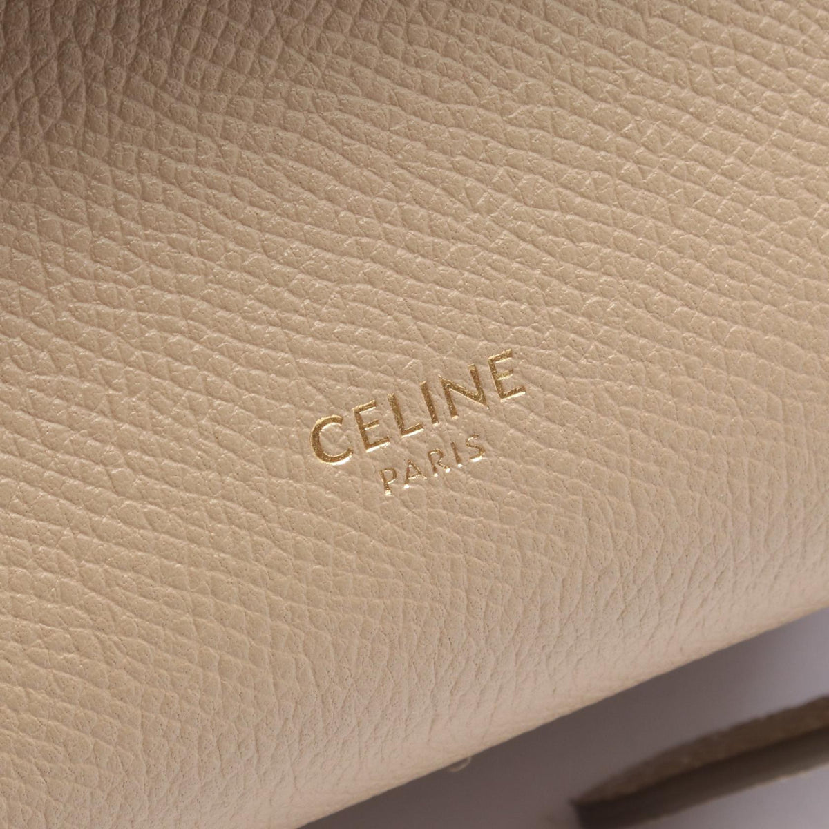 Preloved CELINE PICO BELT BAG (2-way belt bag) Handbag Beige leather 2118900074941
