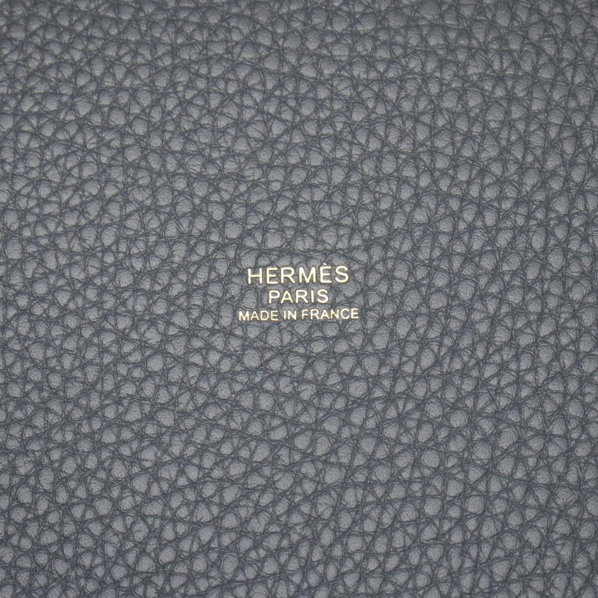 Preloved HERMES Picotin Rock PM Gris misty Handbag Gray Taurillon Clemence leather×Taurillon Clemence 2106800637724