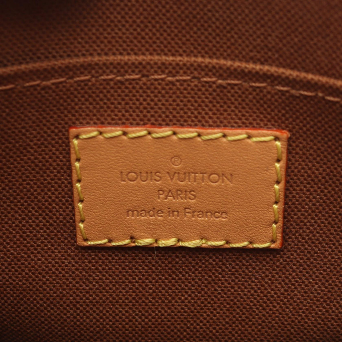 Preloved LOUIS VUITTON Petite Sac Plat 2WAY Brown Handbag M69442 2118300088685