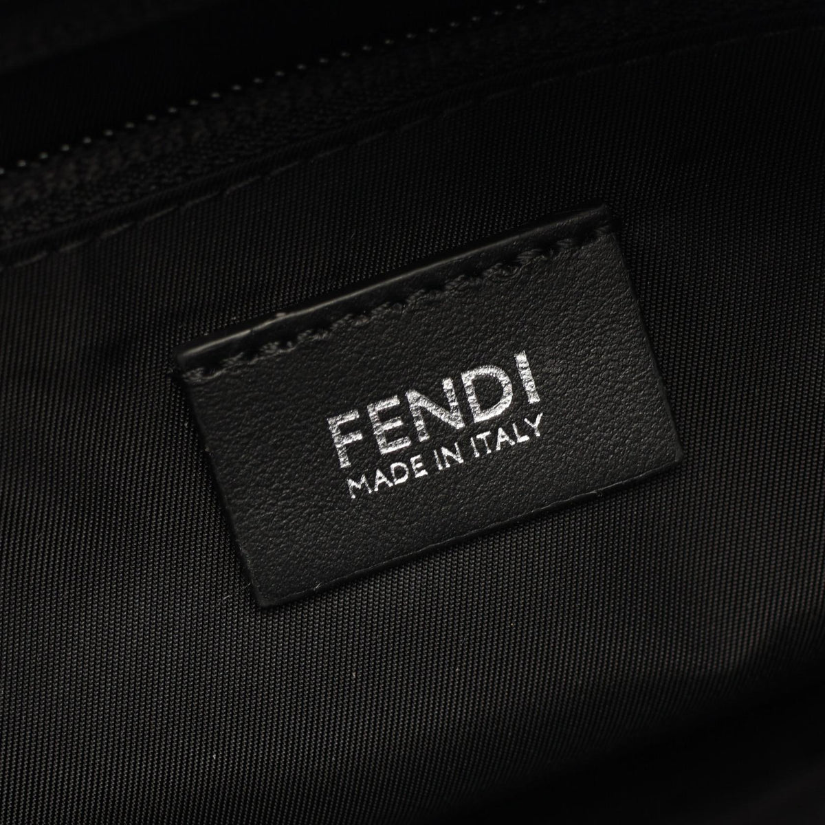Preloved FENDI Zucca Camera Case Shoulder Bag Brown/Black canvas×leather 7VA695B12NF1PR4 2101220313432
