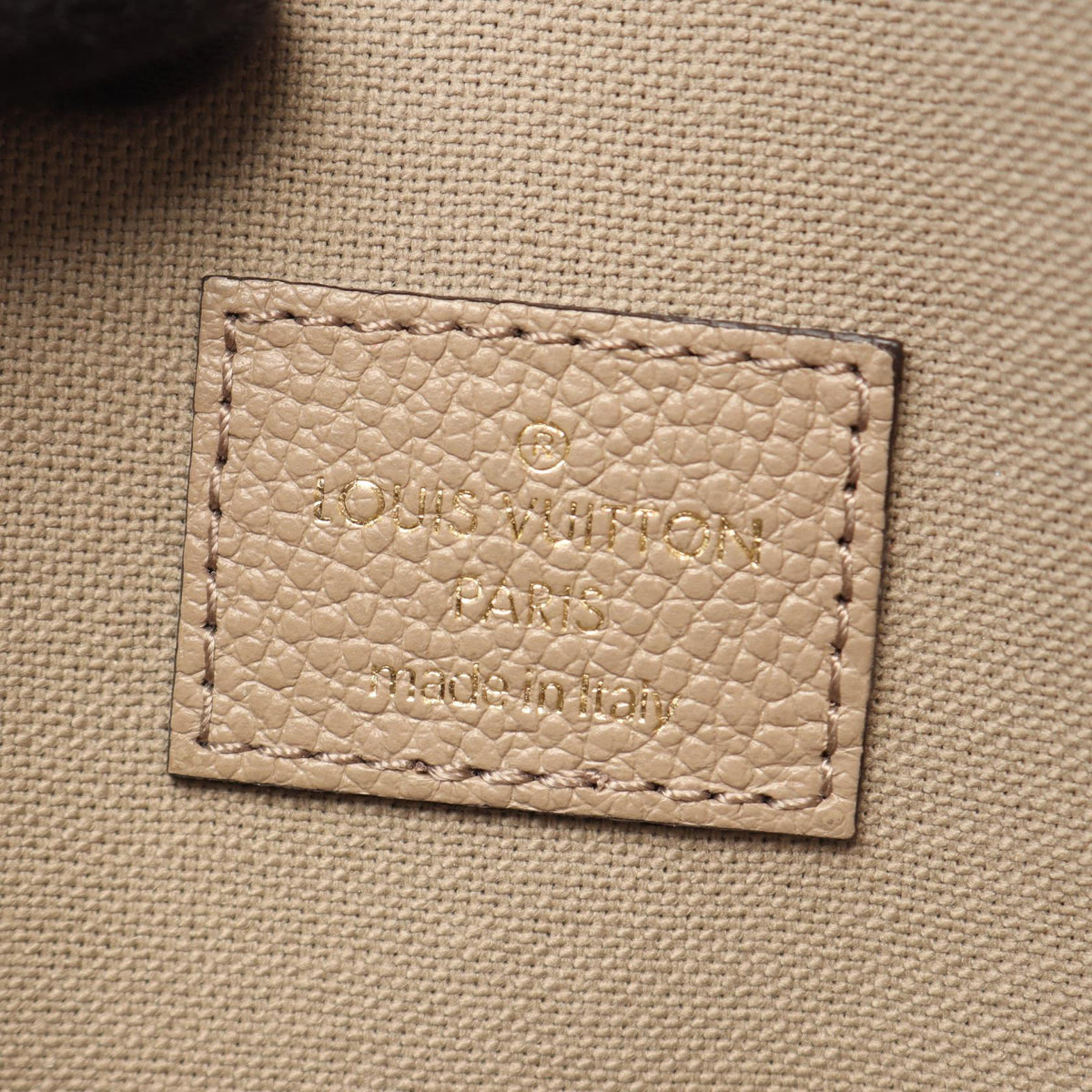 Preloved LOUIS VUITTON Pochette Felicie Monogram Empreinte Tourterelle Crème Beige Shoulder Bag M69977 2104102553674