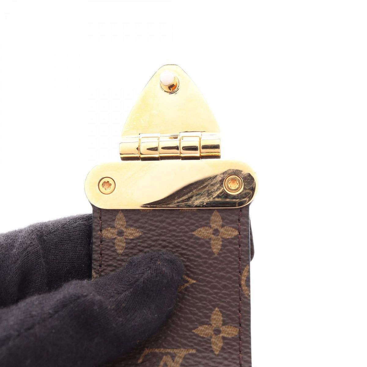 Preloved LOUIS VUITTON Petite Malle Monogram Reverse Brown Shoulder Bag M45960 2101220289126