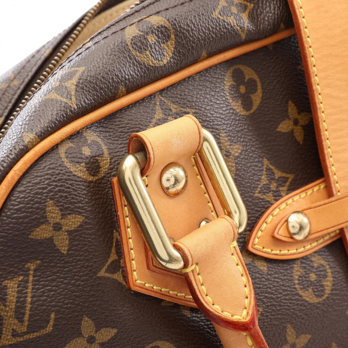 Preloved LOUIS VUITTON Manhattan GM Monogram Brown Handbag M40025 2101220263911
