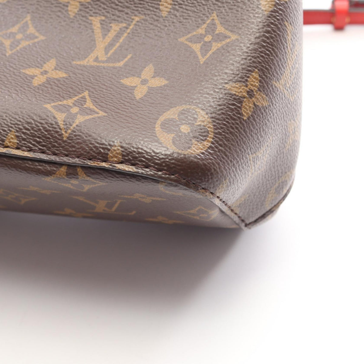 Preloved LOUIS VUITTON NeoNoe Monogram Coquelicot Red Brown/Red Shoulder Bag M44021 2101220259174