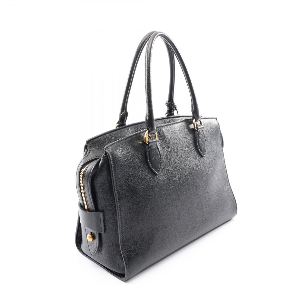 Preloved PRADA 2WAY Handbag Black leather 2101220205805