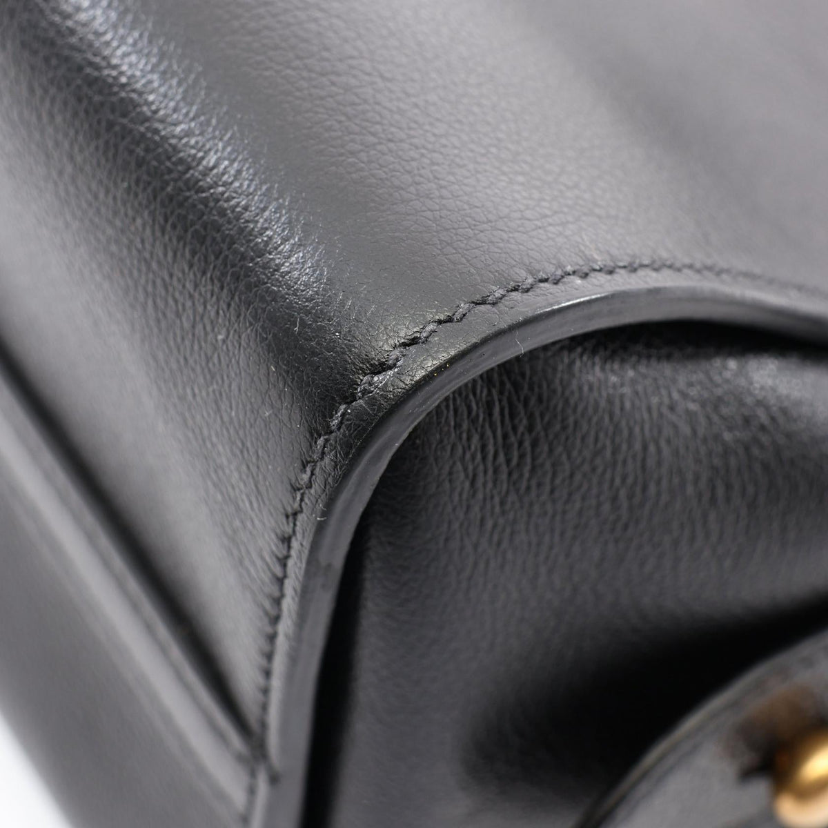 Preloved PRADA 2WAY Handbag Black leather 2101220205805