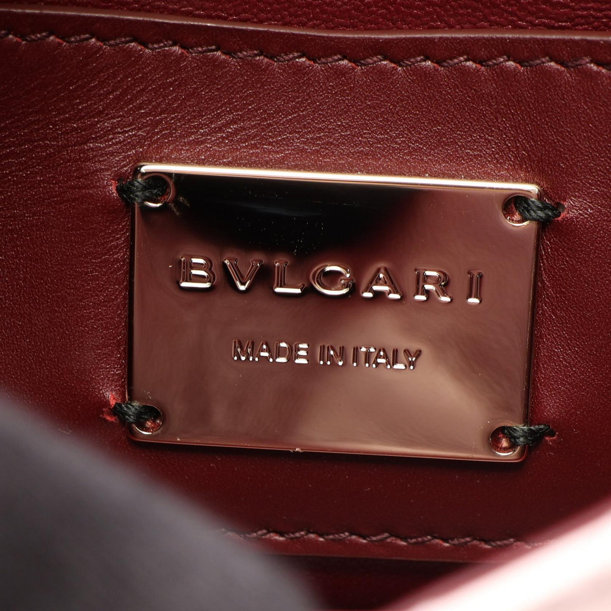 Preloved BVLGARI Serpenti Diamond Blast Mini Shoulder Bag Pink/Bordeaux leather 2101220299750
