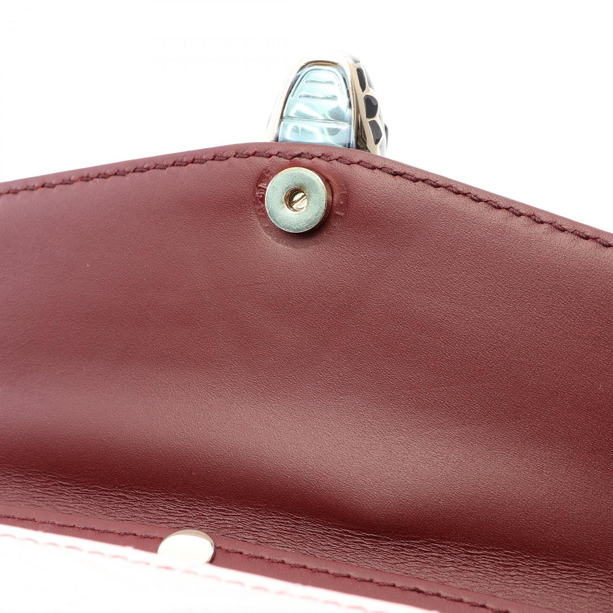 Preloved BVLGARI Serpenti Diamond Blast Mini Shoulder Bag Pink/Bordeaux leather 2101220299750