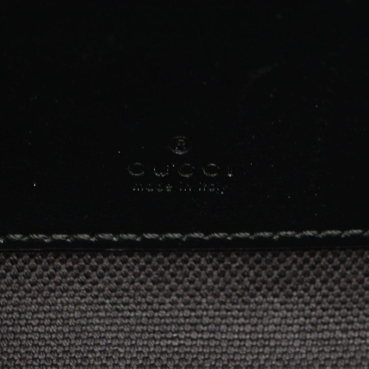 Preloved GUCCI GG Super Mini Bag Sherry Line GG Supreme Shoulder Bag Black PVC coated canvas×leather 791741 2101220299408