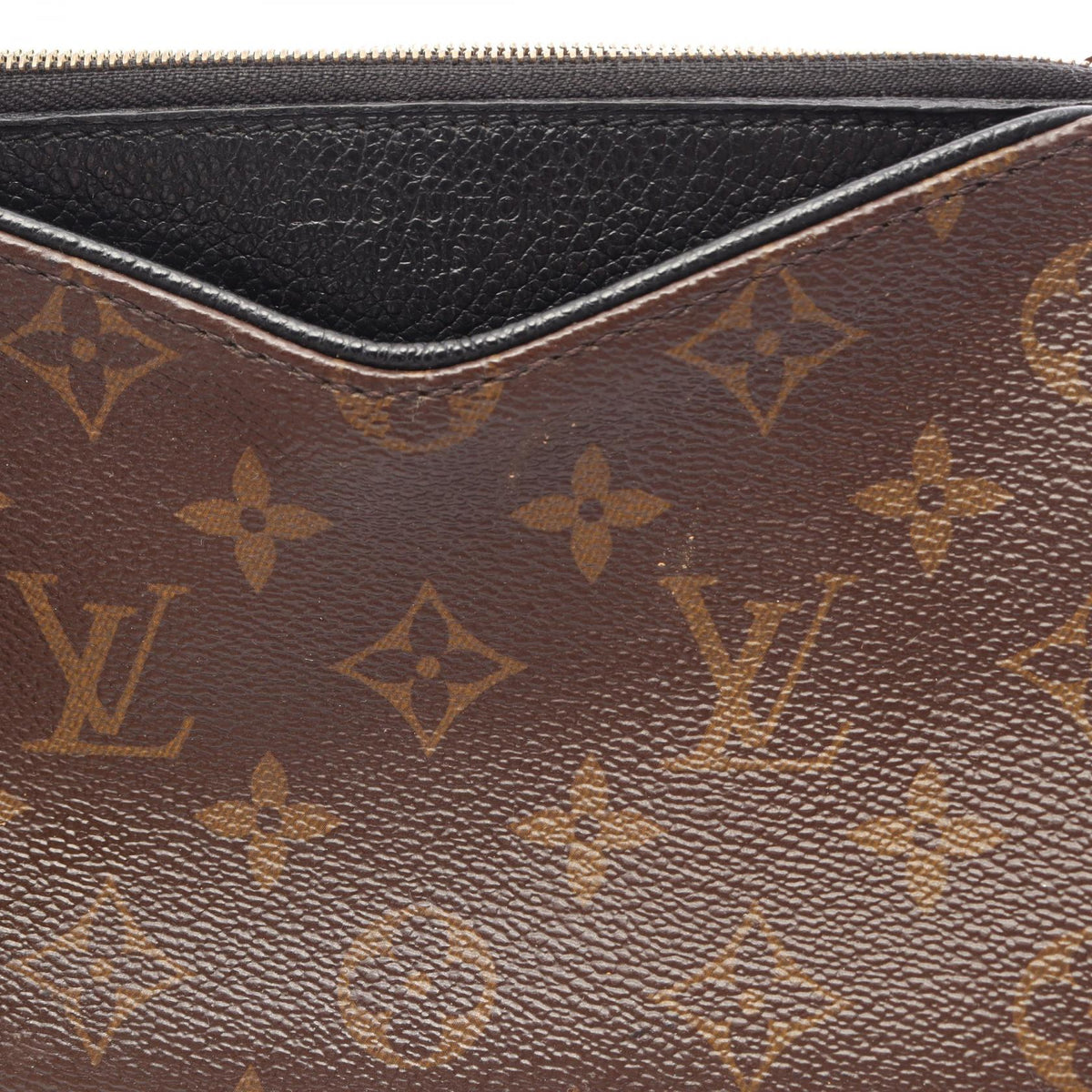 Preloved LOUIS VUITTON Parascratch Monogram 2WAY Brown/Black Handbag M41639 2101220136246