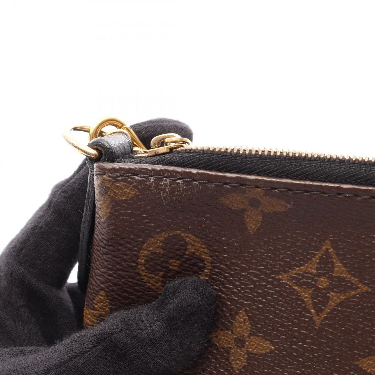 Preloved LOUIS VUITTON Parascratch Monogram 2WAY Brown/Black Handbag M41639 2101220136246